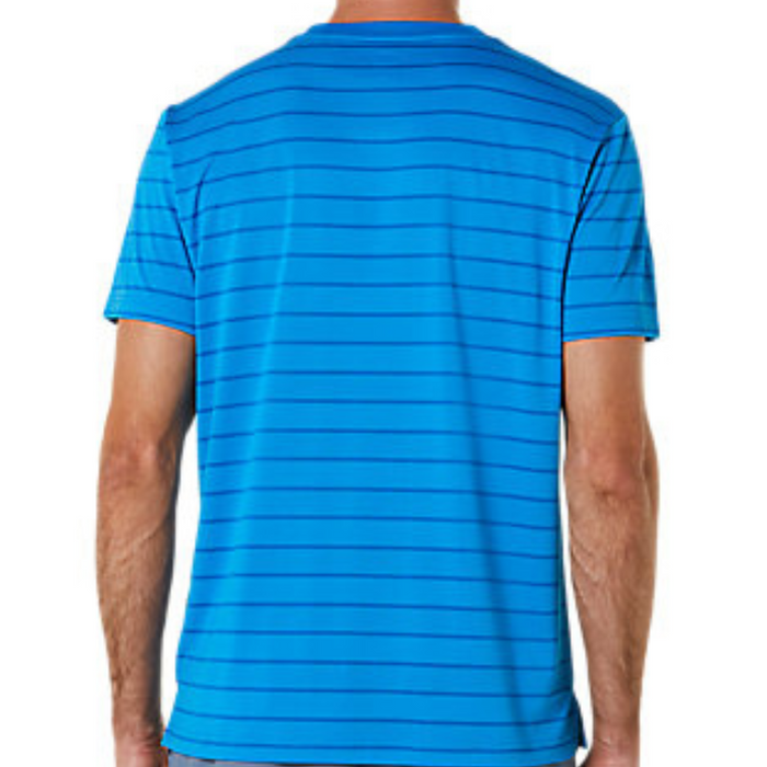 Asics Court Stripe SS Men Tennis Top - Directoire Blue