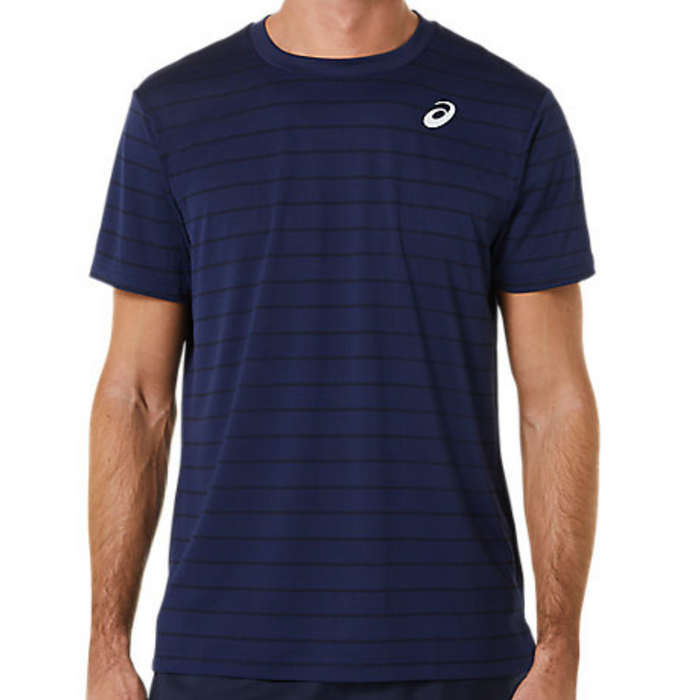Asics Court Stripe SS Men Tennis Top - Midnight