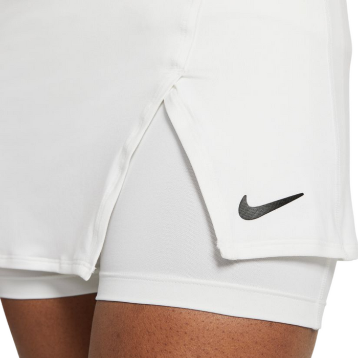 Nike Court Victory Womens Tennis Skirt - White/Black