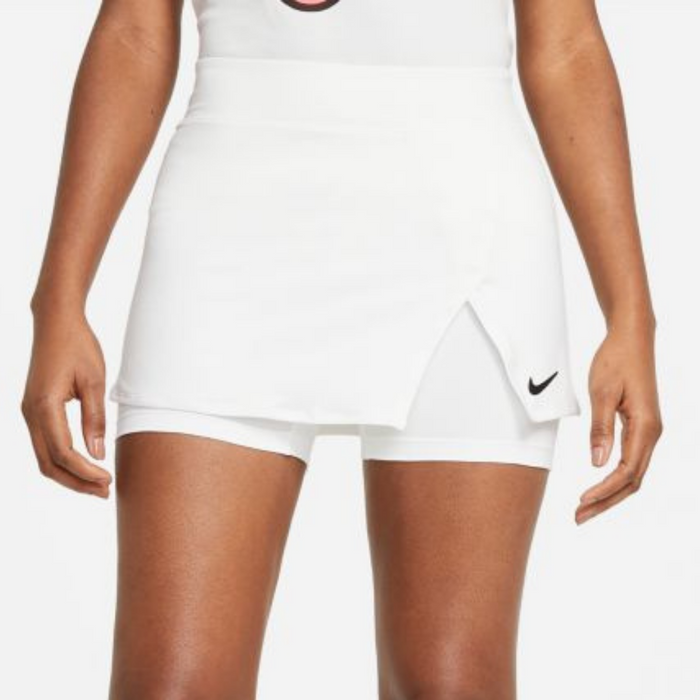 Nike Court Victory Womens Tennis Skirt - White/Black