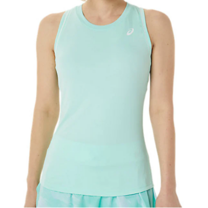 Asics Court Women Piping Tennis Tank - Fresh Ice