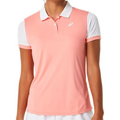 Asics Court Women Tennis Polo Shirt - Guava/Brilliant White