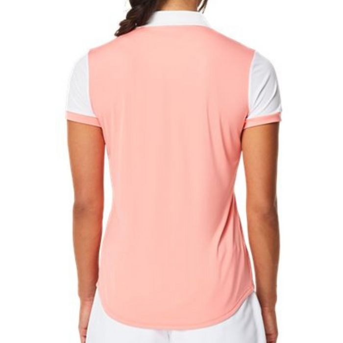 Asics Court Women Tennis Polo Shirt - Guava/Brilliant White