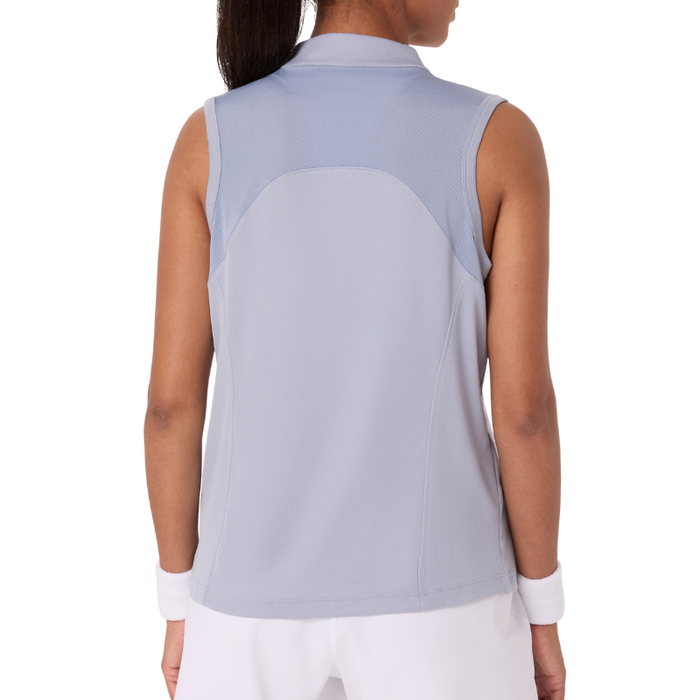 Asics Court Women Tennis Tank - Grey/Blue
