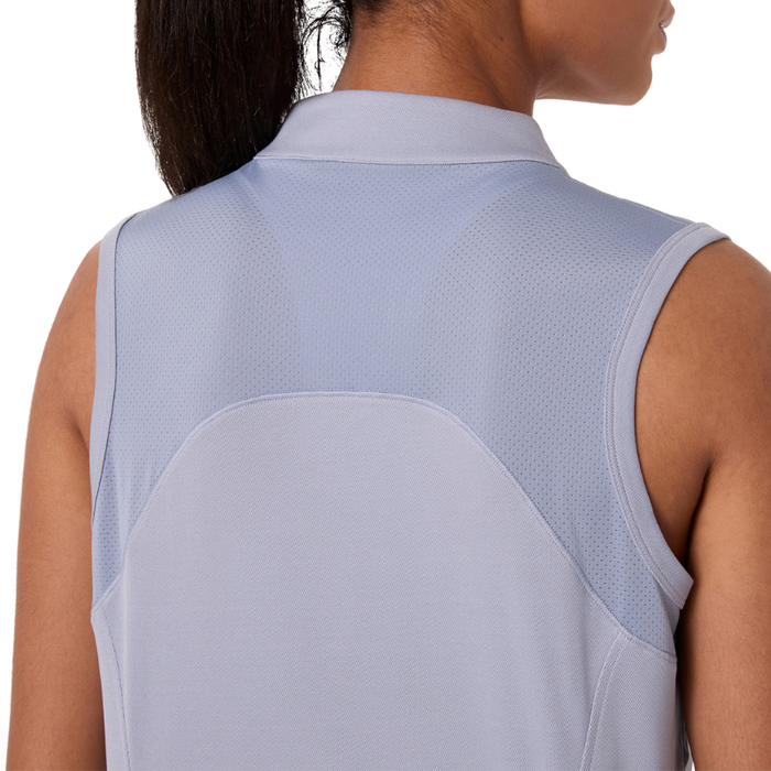 Asics Court Women Tennis Tank - Grey/Blue