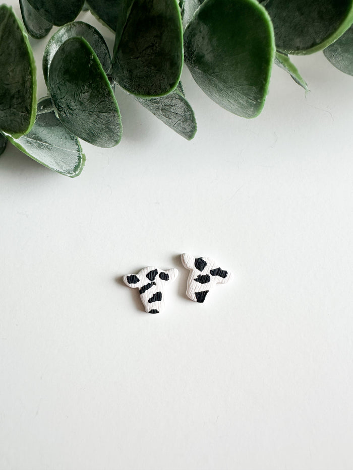 Black/ White Cow Stud