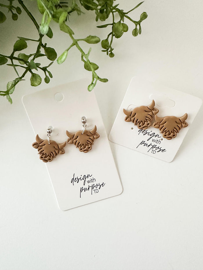 Cow Earrings