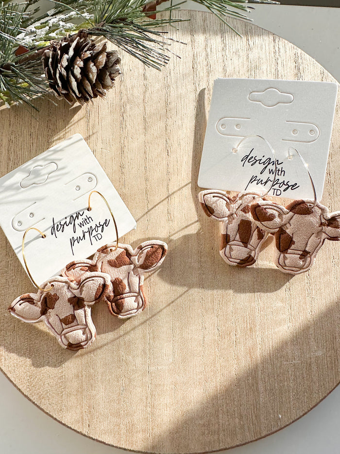 Cow Earrings