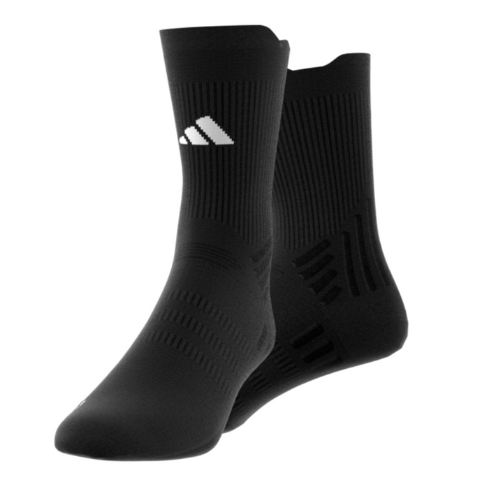 Adidas Cushioned Tennis Crew Socks - Black/White