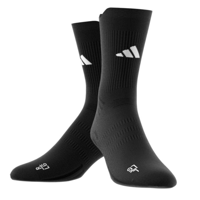 Adidas Cushioned Tennis Crew Socks - Black/White