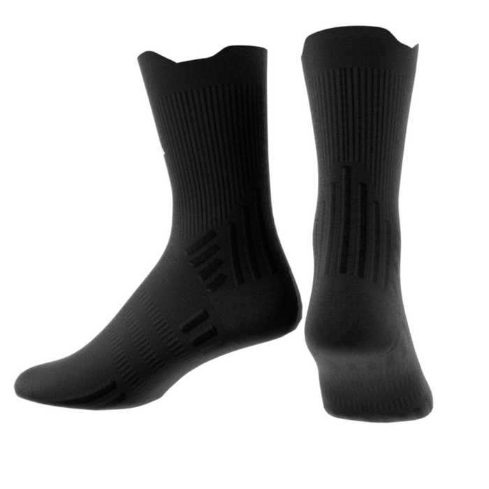 Adidas Cushioned Tennis Crew Socks - Black/White