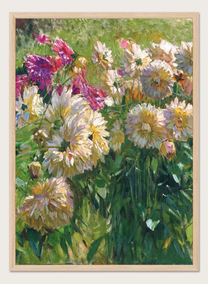 "Dahlias" Art Print_Sugar & Canvas_Carl Moll