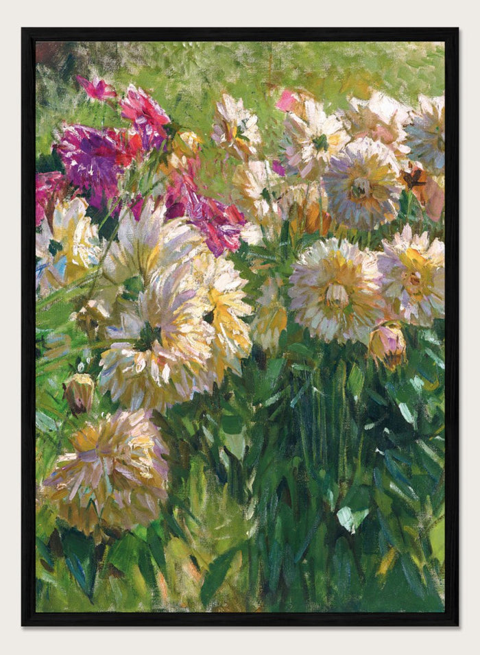 "Dahlias" Art Print_Sugar & Canvas_Carl Moll