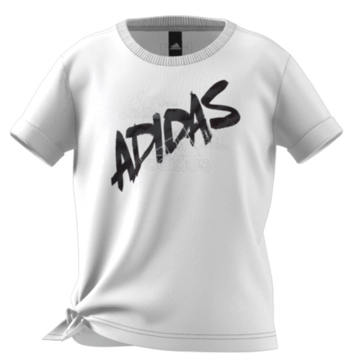 Adidas Dance Knotted Girl Tennis Shirt - White