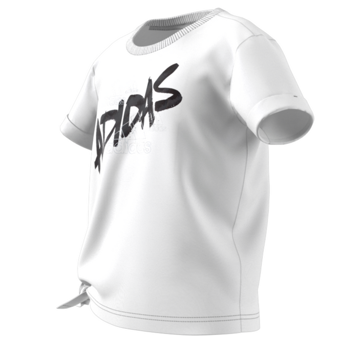Adidas Dance Knotted Girl Tennis Shirt - White