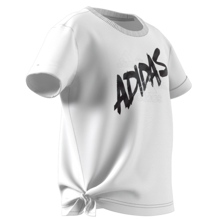 Adidas Dance Knotted Girl Tennis Shirt - White