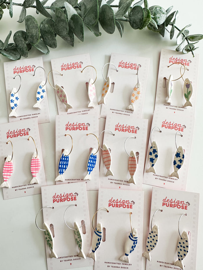 Decorative Fish Earrings