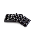 Demarle Flexipan Inspiration Lita Sphere Bottom silicone mold 300 x 200 mm with 15 cavities, Demarle Flexipan Lita Bottom mold with 15 individual 47.8 x 22 mm rounded cavities, Demarle Flexipan Inspiration Lita Sphere Bottom mold for filled entremets mousses and individual desserts