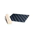 Demarle Flexipan Inspiration Matelasse quilted Yule Log texture mat 276 x 186 mm, Demarle Flexipan Matelasse decorative quilted texture mat for Buche and entremets, Demarle Flexipan Inspiration quilted pattern pastry texture mat for Yule logs mousses and frozen desserts