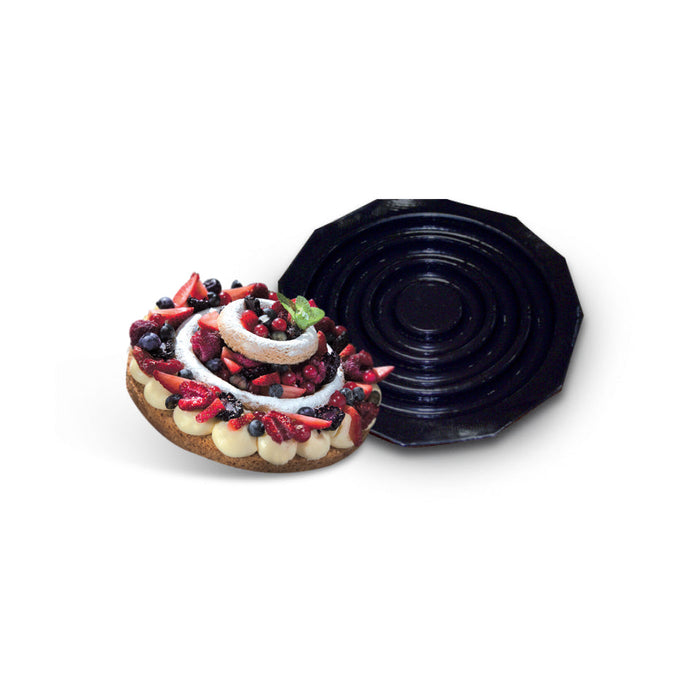 Demarle Flexipan Origine 3-ring silicone decor mold 220 mm, Demarle Flexipan pastry mold with 220 160 and 100 mm concentric rings, Demarle Flexipan Origine 3 Anneaux mold for cake entremet and pastry decoration