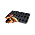 Demarle Flexipan Origine bar silicone baking mold 300 x 200 mm with 6 cavities, Demarle Flexipan Lingot bar mold with 6 individual 120 x 40 x 25 mm cavities, Demarle Flexipan Origine professional bar mold for individual cakes pastries entremets and desserts
