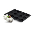 Demarle Flexipan Origine Embossed Flower silicone baking mold 600 x 400 mm with 24 cavities, Demarle Flexipan Flower Relief mold with 24 individual 78 x 20 mm floral cavities, Demarle Flexipan Origine decorative flower mold for cakes entremets mousses and desserts