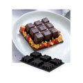Demarle Flexipan Origine mini chocolate bar silicone mold 600 x 400 mm with 24 cavities, Demarle Flexipan Petite Tablette mold with 24 individual 70 x 70 x 30 mm cavities, Demarle Flexipan Origine chocolate tablet-shaped mold for individual cakes entremets and desserts
