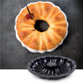 Demarle Flexipan Origine Rosette silicone baking mold 248 mm diameter x 47.5 mm deep, Demarle Flexipan Rosace single cavity decorative cake mold, Demarle Flexipan Origine Rosette mold for cakes entremets mousse cakes and centerpiece desserts