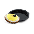 Demarle Flexipan Origine round fluted tart silicone mold 250 mm, Demarle Flexipan fluted tart mold 250 mm diameter and 35 mm deep, Demarle Flexipan Origine professional silicone mold for tarts pies and quiches