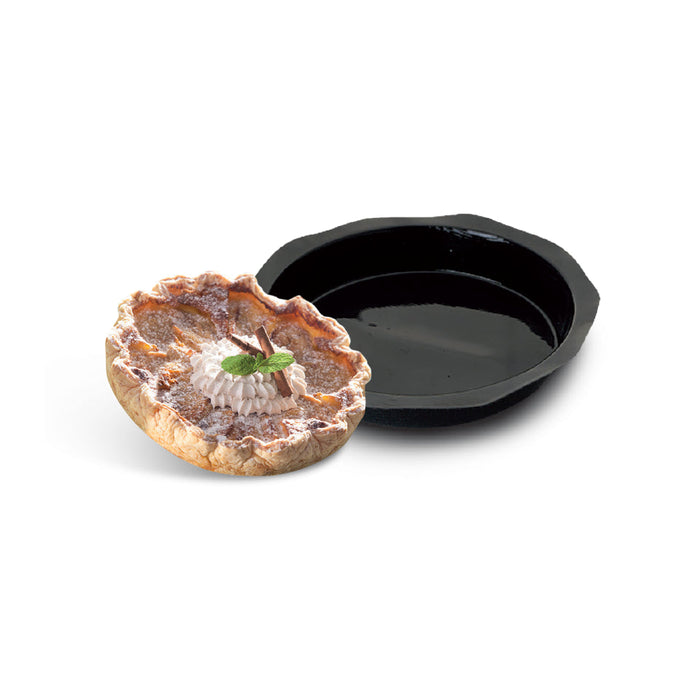 Demarle Flexipan Origine round open pie silicone mold 8 inch, Demarle Flexipan single-cavity round silicone fiberglass pie and tart mold, Demarle Flexipan Origine 203 mm round professional baking mold