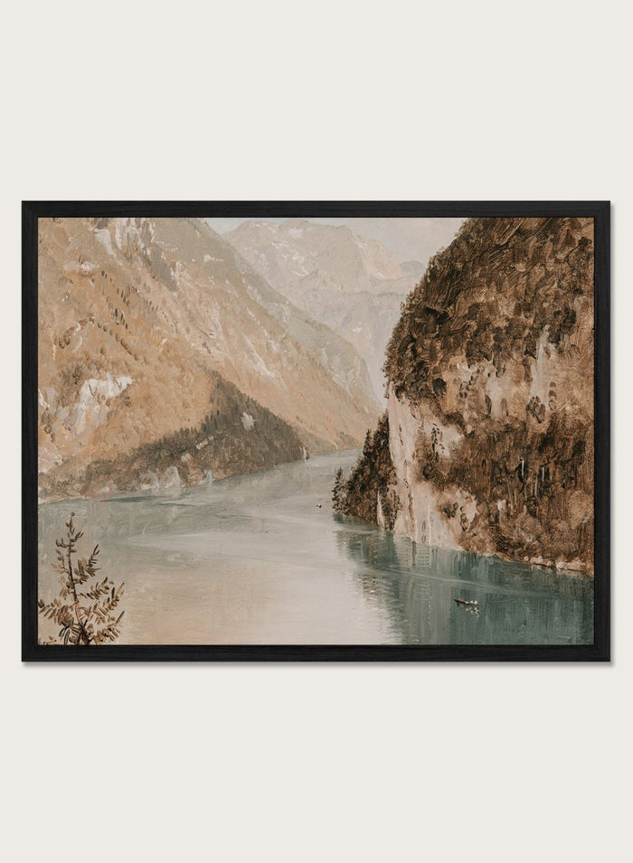 "Drawing, Königssee, Bavaria" Art Print_Sugar & Canvas_Frederic Edwin Church