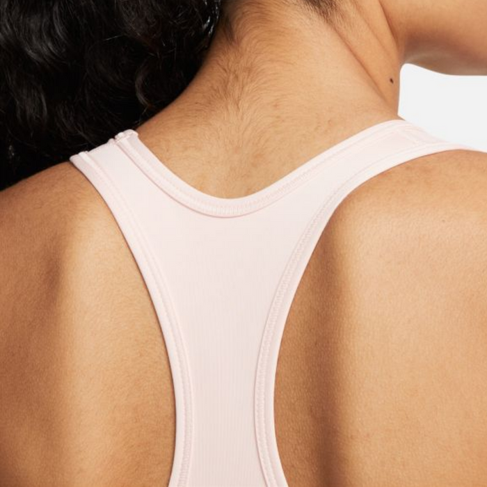 Nike Dri-FIT Swoosh Medium-Support Graphic Women Tennis Sports Bra - Atmosphere/White/Madder Root