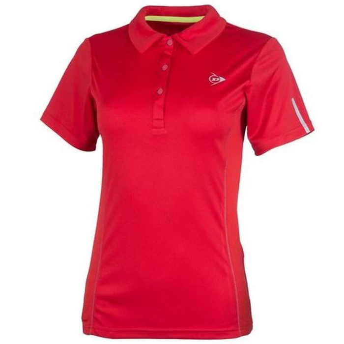 Dunlop Club Women Tennis Polo - Red