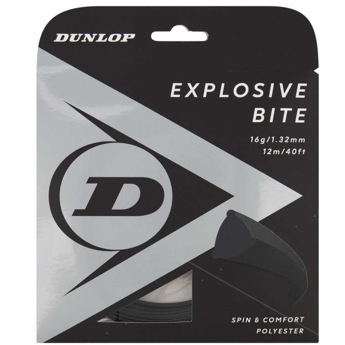 Dunlop Explosive Bite 1.32/16G mm 12m String Set - Black