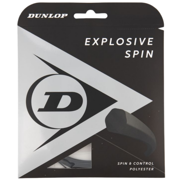 Dunlop Explosive Spin 1.30/16G 12m String Set  - Black