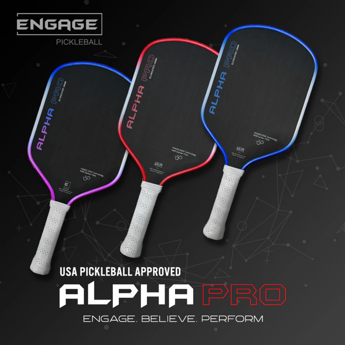 Engage Alpha Pro 16mm Elongated Pickleball Paddle