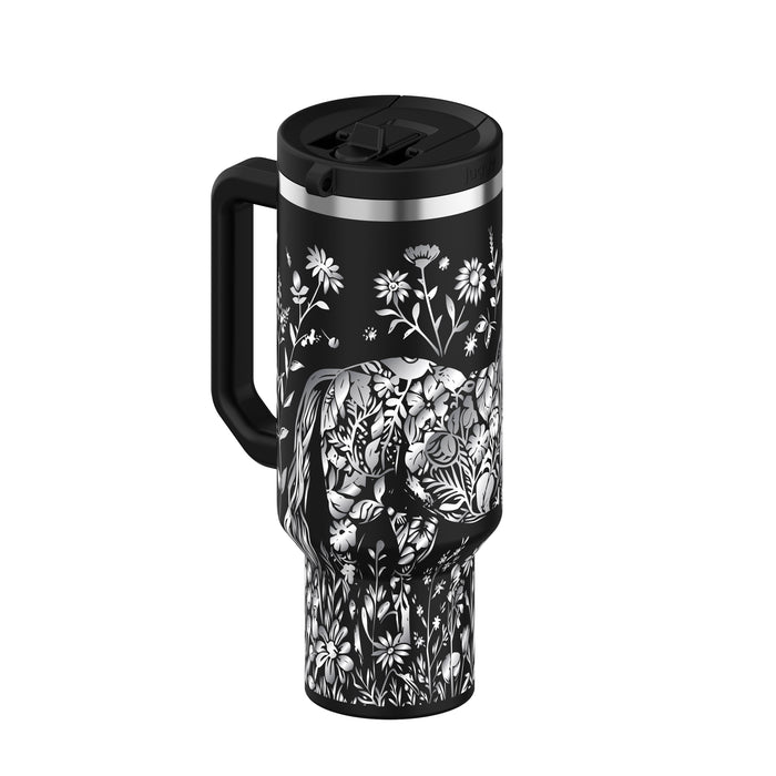 Equine Bloom 40oz Tumbler