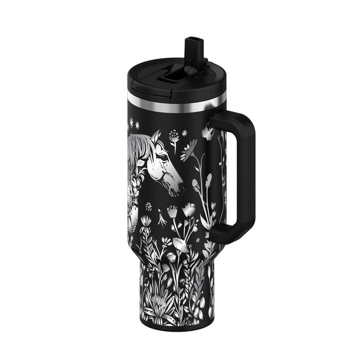 Equine Bloom 40oz Tumbler