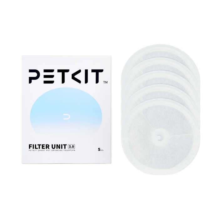 Filter Unit 3.0 retail package displayed together with five replacement filters