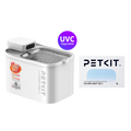 PETKIT EVERSWEET MAX 2 cordless cat water fountain, cat water dispenser, bundled with Filter Unit replacement filters for complete hydration setup