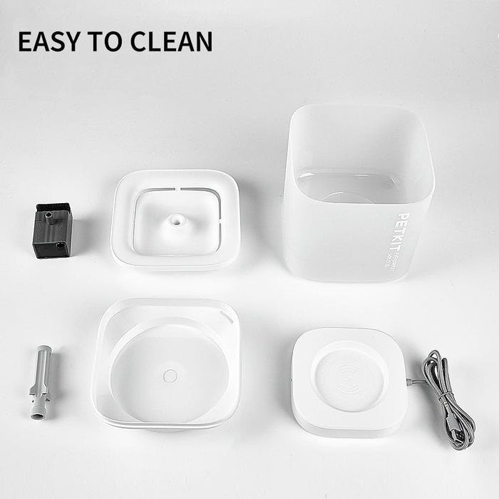 EverSweet Solo SE Pet Water Fountain with removable components designed for easy access and thorough cleaning