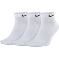Nike Everyday Cushioned Training Low Tennis Socks -  White/Black (3 Pairs)