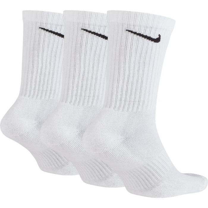 Nike Everyday Training Cushioned Tennis Crew Socks - White/Black (3 Pairs)