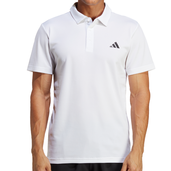 Adidas Fab Mens Tennis Polo Shirt - White