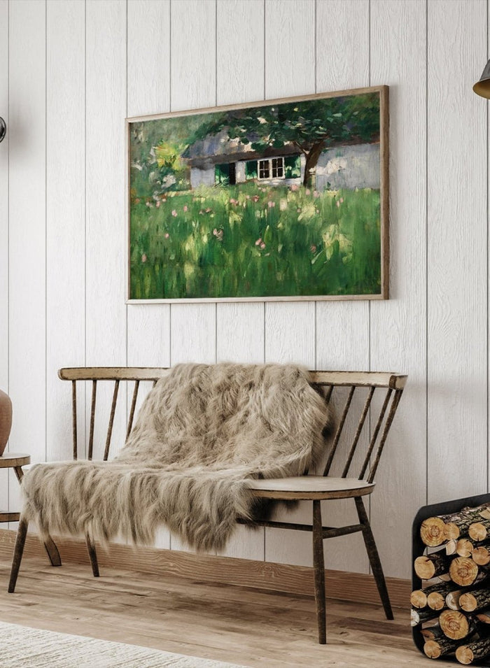 "Farmhouse Near Ferch" Art Print_Sugar & Canvas_Karl Hagemeister
