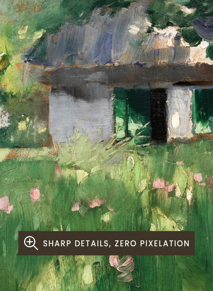 "Farmhouse Near Ferch" Art Print_Sugar & Canvas_Karl Hagemeister