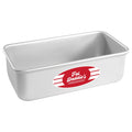 Fat Daddio's 7 3/4 inch anodized aluminum bread loaf pan with rolled rim, Professional oblong bread baking pan 7.75 x 3.75 inches with seamless construction, Anodized aluminum loaf pan for quick breads and yeast breads with even heat distribution