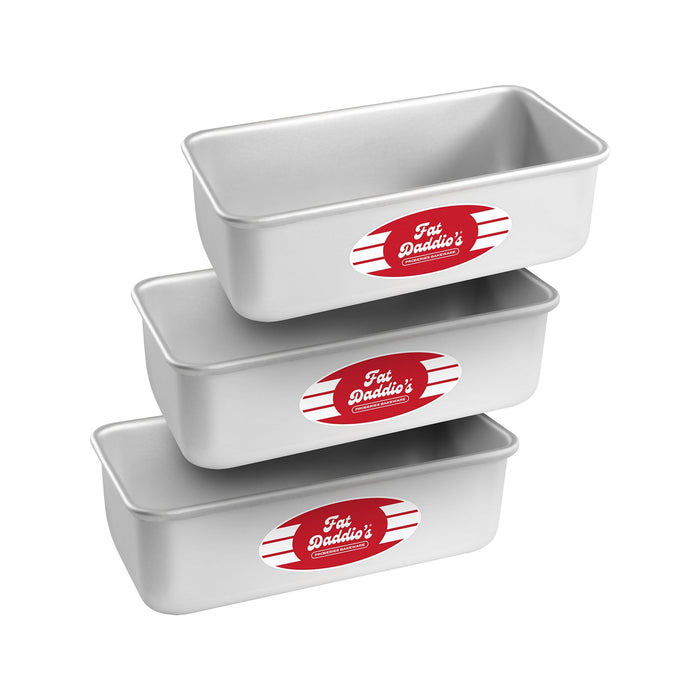Fat Daddio's Anodized Aluminum Bread Loaf Pan, 7 3/4 in x 3 3/4 in x 2 3/4 in