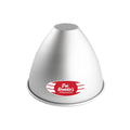 Fat Daddio's 7 inch anodized aluminum Dolly Varden doll cake pan, Professional tall bell shaped novelty cake pan with seamless interior, Anodized aluminum 3D dome pan for princess and doll cakes