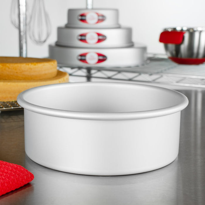 Fat Daddio's Anodized Aluminum Round Cake Pan, 8 in x 3 in